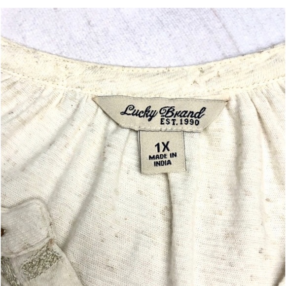 Lucky Brand Women’s Boho Top with Beaded Accents - Picture 5 of 6
